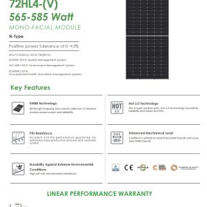 Jinko Solar Panel 565-585W